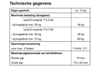 Fietsendrager voor 2 fietsen (basis II)