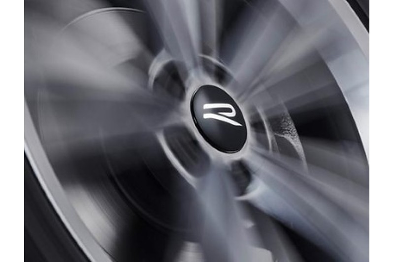 Originele Volkswagen dynamische R-naafdoppen zwart 66 mm set van 4