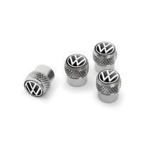 Volkswagen metalen ventieldoppen met logo