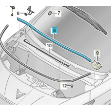 CUPRA Born afdichting voor waterkast