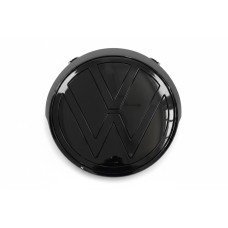 Volkswagen ID.3 voorzijde logo zwart black edition embleem