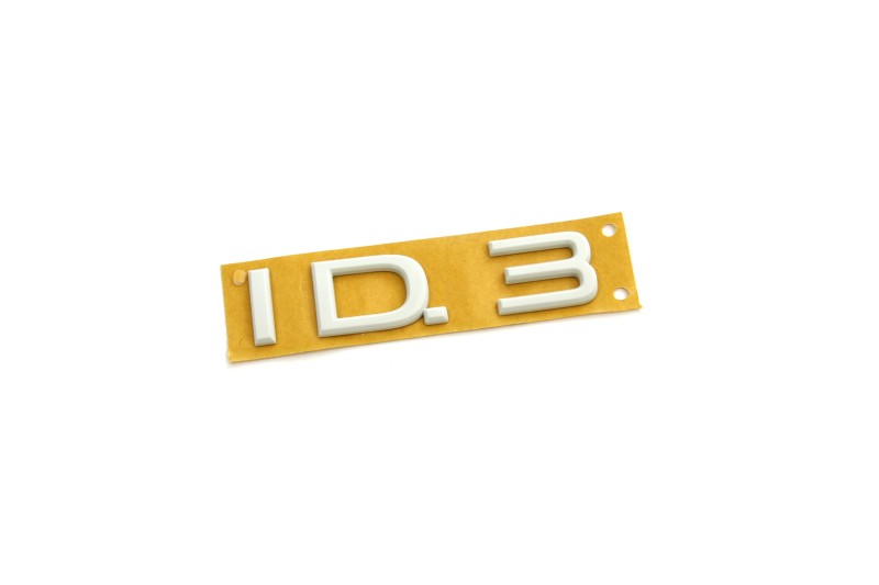 Volkswagen ID.3 embleem achterzijde (white-edition)