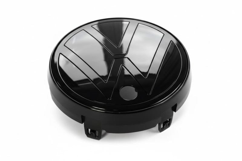 Volkswagen ID.4 voorzijde logo zwart black edition embleem Volkswagen ID.4 voorzijde logo zwart black edition embleem