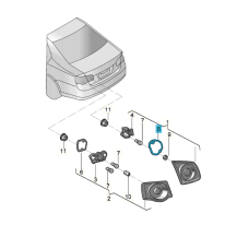 Volkswagen Jetta (MK5) pakking voor achterlicht 