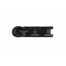Volkswagen Golf GTI embleem voor grille (hoogglans zwart)