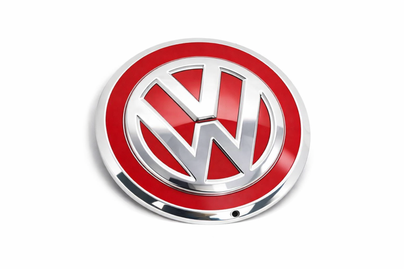 Volkswagen Up! naafkap (rood) voor 15 & 16 inch velgen (per stuk)