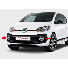 Volkswagen Up! chromen afdekringen-set mistlampen facelift