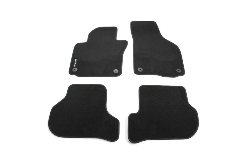 Škoda Octavia (1Z) velourse mattenset (voor- en achterzijde)