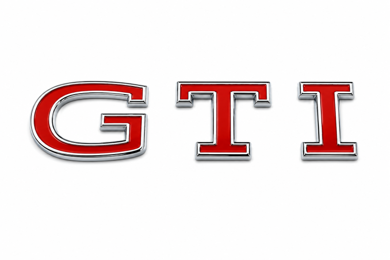 Volkswagen Polo (MK6) 'GTI' embleem achterzijde