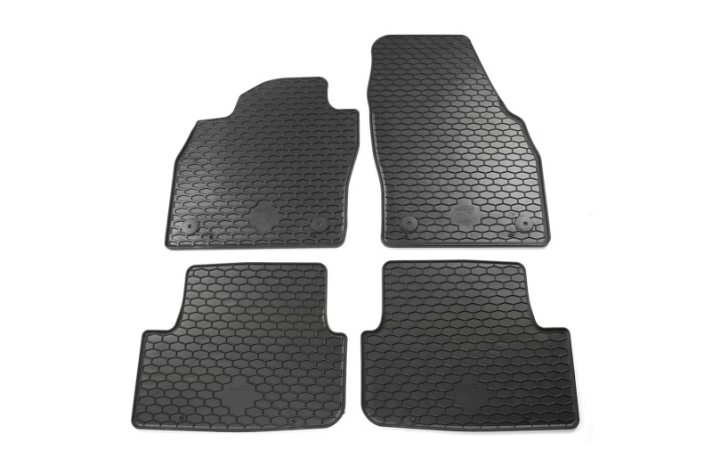 Volkswagen Polo (MK6) rubberen mattenset (voor- en achterzijde) Volkswagen Polo (MK6) rubberen mattenset (voor- en achterzijde)