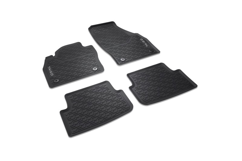 Volkswagen Taigo rubberen mattenset (voor- en achterzijde)