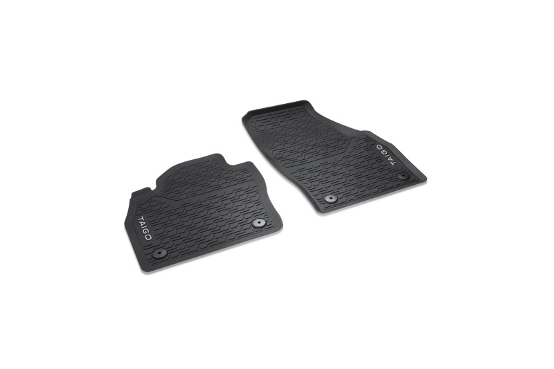 Volkswagen Taigo rubberen mattenset (voorzijde)