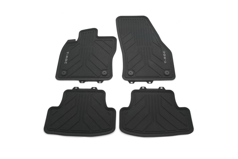 Volkswagen T-Roc (D1) rubberen mattenset (voor- en achterzijde) Volkswagen T-Roc (D1) rubberen mattenset (voor- en achterzijde)
