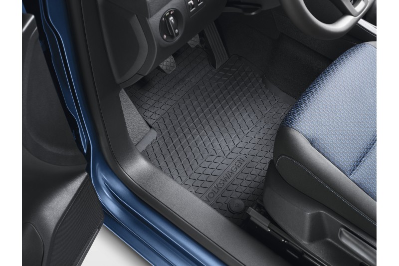 Volkswagen Caddy (2K) rubberen mattenset (voorzijde)