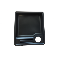 Volkswagen Caddy (MK4) opbergvak middenconsole - satijn zwart