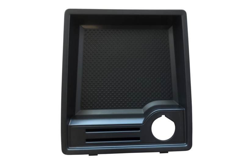 Volkswagen Caddy (MK4) opbergvak middenconsole - satijn zwart Volkswagen Caddy (MK4) opbergvak middenconsole - satijn zwart