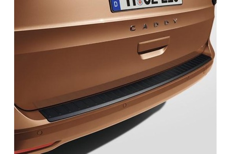 Volkswagen Caddy 5 (SB) zwarte achterbumper beschermlijst