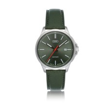 Audi automatisch horloge (zilver/grijsgroen)