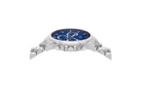 Audi chronograaf RVS (zilver/blauw) horloge