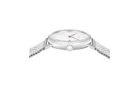 Audi horloge (zilver/wit)