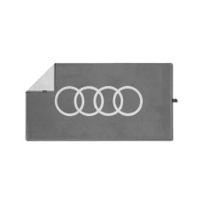 Audi handdoek (50 x 100 cm) lichtgrijs