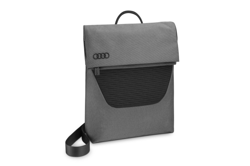Audi schoudertas grijs / zwart Audi schoudertas grijs / zwart