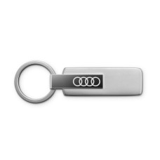 Audi sleutelhanger RVS zilver