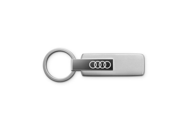 Audi sleutelhanger RVS zilver