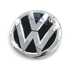 Origineel Volkswagen logo voorzijde - chroom/zwart