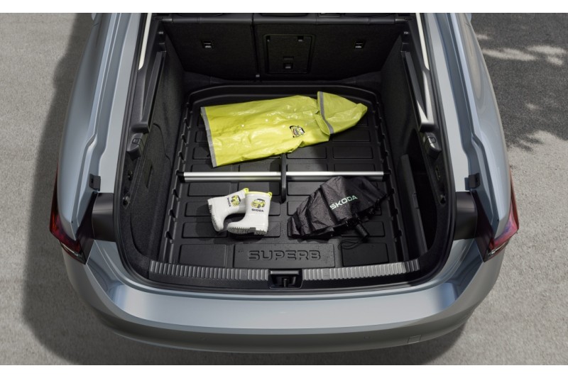 Skoda Superb IV HB (3P) kofferbakschaal basisvloer