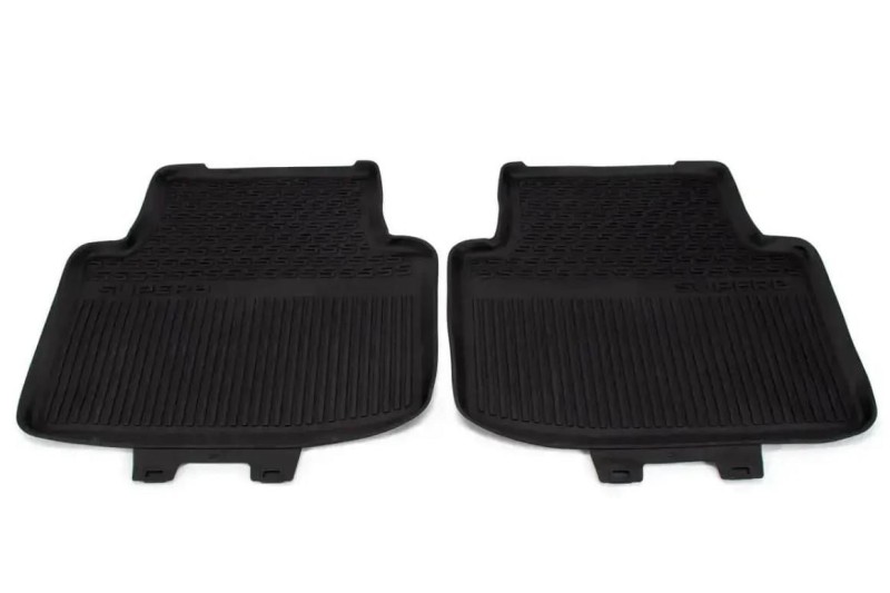 Škoda Superb (3V) rubberen mattenset (achterzijde)