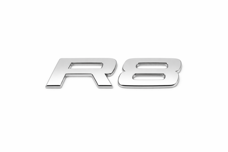 Audi R8 embleem achterzijde