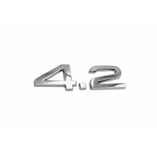 Audi 4.2 embleem achterzijde