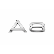Audi A8 embleem achterzijde