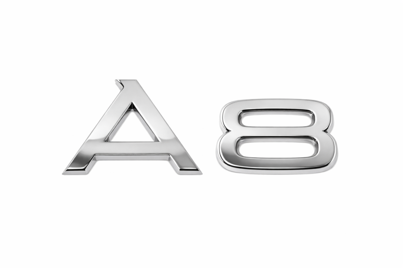 Audi A8 embleem achterzijde