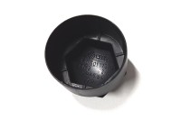Wielboutkap voor slotbouten - satijnzwart (per stuk)