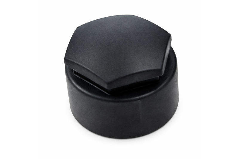 Wielboutkap voor slotbouten - satijnzwart (per stuk)