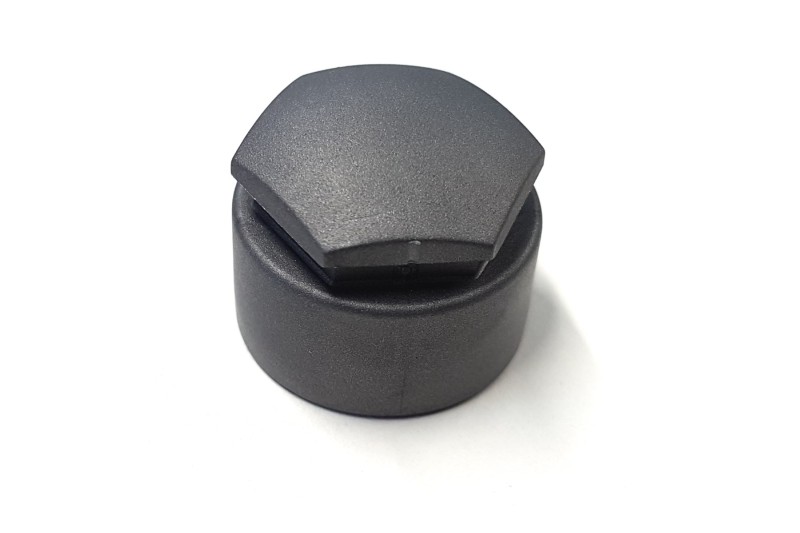 Wielboutkap voor slotbouten - grijs metallic