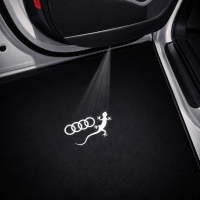 Audi instapverlichting LED met logoprojectie van Audi gecko