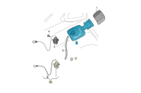 Audi A6 4G inzetstuk tankklep Audi A6 4G inzetstuk tankklep