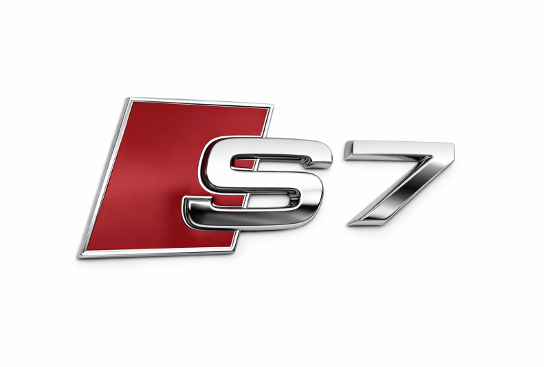 Audi S7 plakembleem achter