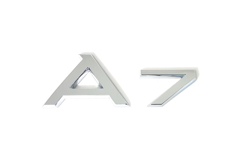 Audi A7 (C7/C8) embleem (belettering) achterzijde
