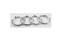Audi (A4, A6, A7, A8, Q3, Q5, Q7) logo grill chrome Audi (A4, A6, A7, A8, Q3, Q5, Q7) logo grill chrome