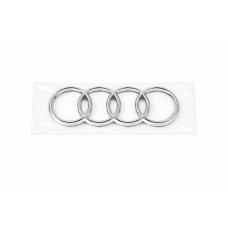 Audi logo voorzijde chrome