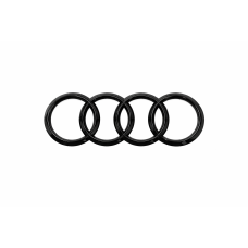 Audi Q5 (8R) logo achterzijde black edition embleem