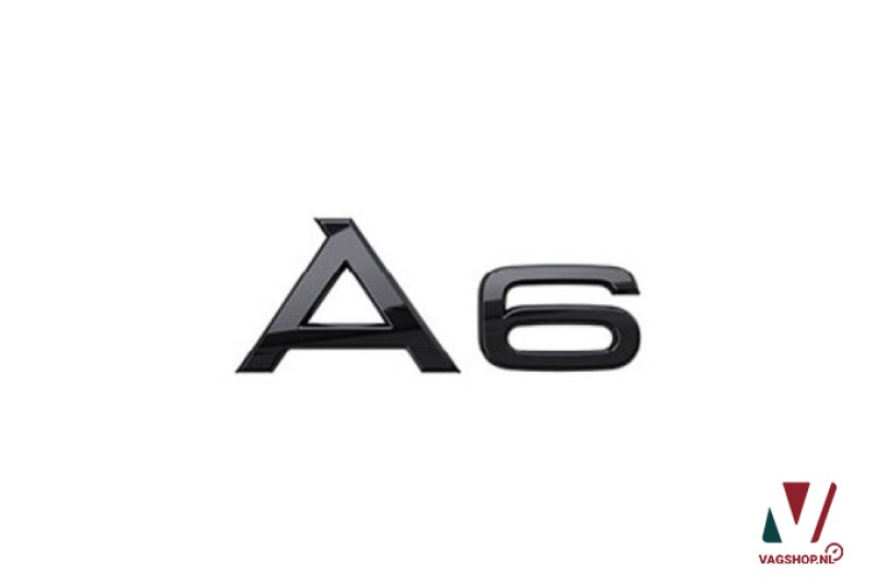 Audi A6 embleem zwart