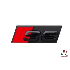 Audi S6 zwart embleem voor