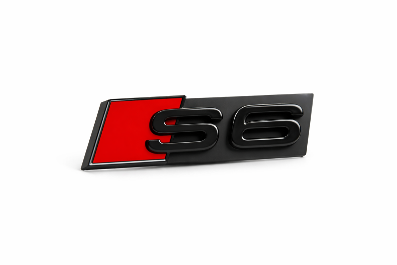 Audi S6 zwart embleem voor