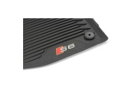 Audi S6 (C8) rubberen mattenset (voorzijde) Audi S6 (C8) rubberen mattenset (voorzijde)