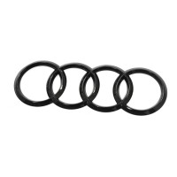 Audi e-tron (GE) Sportback logo zwart - achterzijde